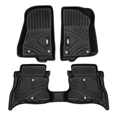 MKR Non-Slip Durable TPE ECO Car Floor Mat Compatible With Jeep Wrangler JL 4xe