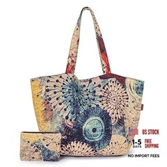 Women Hippie Tote Hand Bag Large Capacity Bohemian Bag Portable Tourist Khaki