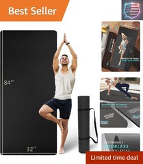 Extra Long & Wide Thick Yoga Mat for Tall Men & Women, 84” x 32” x 7mm Over..,