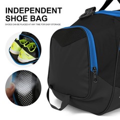 Sports Gym Bag，INOXTO Travel Duffel Bag with Dry Wet Pocket And Shoe Comp