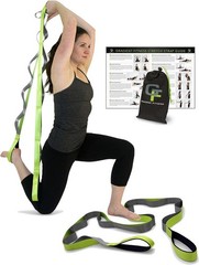 Stretching Strap for Physical Therapy, 12 Multi-Loop Stretch Strap 1.5″ W x 8…