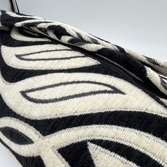 Hugger Mugger Yoga Mat Bag Batic Black Beige Pattern Upholstery Shoulder Strap