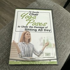 10 Gentle Chair: Yoga Poses to Undo the Damage of Sitting All Day (DVD) – NEW