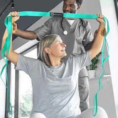 Durable 76” Stretch Strap with 10 Loops for Yoga & Physical Therapy