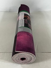 Gaiam Premium Tie Dye Yoga Mat – Purple – 68″L x 24″W x 6MM – BRAND NEW
