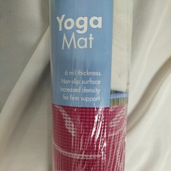Yoga Mat 68 X 24 Extra Thick Non-slip Surface Firm Support Pink 6 Mil Thickness