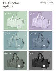 Light Blue Yoga Women Tote Bag Large Shoulder Bag Top Handle Handbag with Yog…