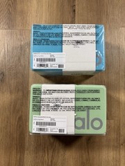 Brand New ALO Blue and Green Uplifting Yoga Blocks and Blue Yoga Strap, Sold out