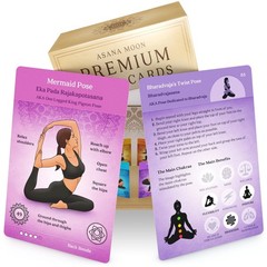 Premium Yoga Pose Cards Deck – 120+ Poses, Sequencing & Cues – Perfect Gift for