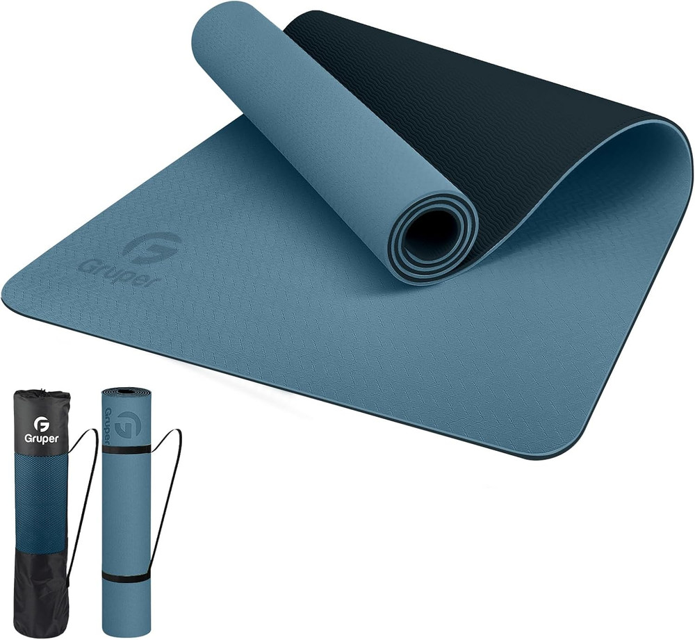 Yoga Mat Non Slip, Eco Friendly Fitness Exercise Mat with Carrying Strap,Pro Yog