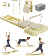 Pilates Board, Foldable Pilates Portable Reformer 2026 for Home Use, Pilates Equ