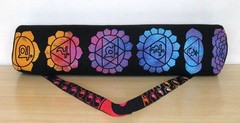 Tie Dye Jodiac Yoga Mat Carrier Bag Hippie Mandala Cotton Bag With Shoulder Bags