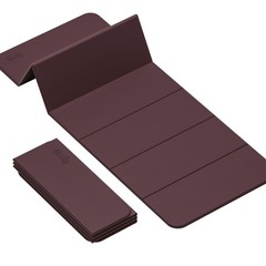 1/2 Inch 70″x24″ Foldable TPE Yoga Mat, Thick Non Slip Pilates Mat