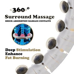 Smart Weighted Hula Hoop for Exercise+LED Counter Display+3 speeds of Vibrations