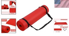 Lightweight 1/2-Inch Thick Yoga Mat with Non-Slip Surface for Safe Workouts