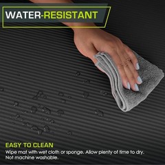High Density 1/2” Thick Yoga Mat 71” Long – Water-Resistant and Travel-Friendly