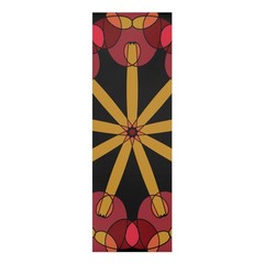 Stylish Foam Yoga Mat Energizing Geometric Design Fitness Meditation Wellness