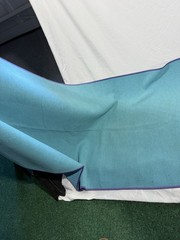 Manduka – Yogitoes Long Yoga Mat Towel, Purple & Blue / Teal, 69in x 24in x 3mm