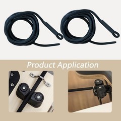 2 PCS Pilates Reformer Pull Rope Parts, Pilates Reformer Ropes Replacement St…