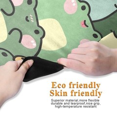 GOODOLD Cute Chubby Frog Yoga Mat, 71 x 26 Inch Nonslip Yoga Mats Folding Tra…