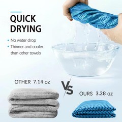 4 Packs 40 inches by 12 inches, Light Blue/Light Grey/Black/Royal Blue