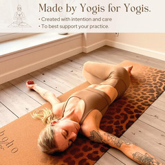 Designer Cork Yoga Mat – Signature Aesthetics on Quality Portuguese Cork with 5M