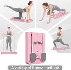 JANUA Pilates Board – Pilates Reformer Set, Multi-Purpose Foldable Pilates Refor