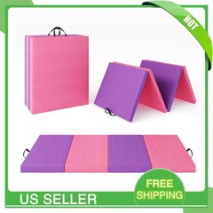 Gymnastics Mat 2” Thick Folding Gymnastic Tumbling Mat for Home Gym Exercise