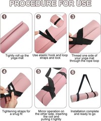 Versatile Yoga Mat Holder with One-Pull Fit and Comfort Strap Experience