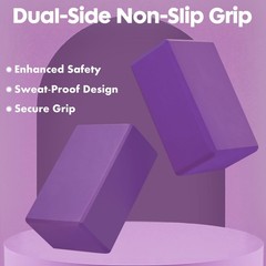 High-Density EVA Yoga Block – Hard & Thick (250g) Block for Yoga, Pilates, Da…