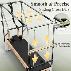 Pilates Reformer Wooden Reformer Pilates Machine Cadillac Trapeze Table Sitting