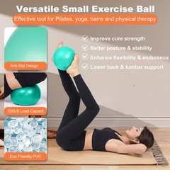 Pilates Ring, Pilates Ring Circle and Ball Set, 12 Inch Magic Circle Pilates …