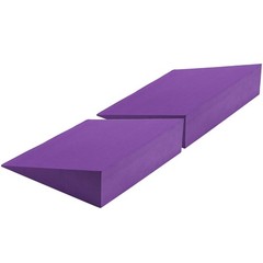 DEAYOU 2 Pack Yoga Foam Wedge, 13″ EVA Foam Calf Stretch Slant Board for Lowe…