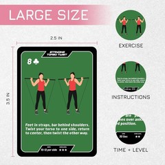 Engaging Pilates Workout Cards Deck – Bodyweight Fitness for All Levels