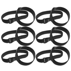 12Pcs Adjustable Yoga Mat Sling Durable Nylon Mat Carrier Black for Exercise