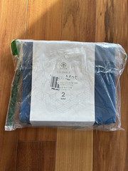 GAIAM Blue Sundial Foldable Non-Slip Yoga Mat – 68″L x 24″W x 2MM Thick – NEW