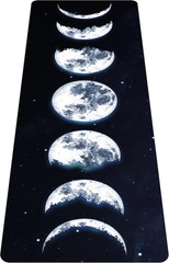 Printed Travel Yoga Mat-1/16 Inch Thick Non Slip Fitness Workout Mat with Carryi