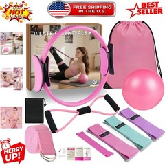 Eco-Friendly Pilates Equipment Set with Booty Bands & Figure 8 Resistance Band