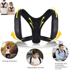 Posture Corrector Adjustable Back Support Belt Spine Back Shoulder Brace Strap