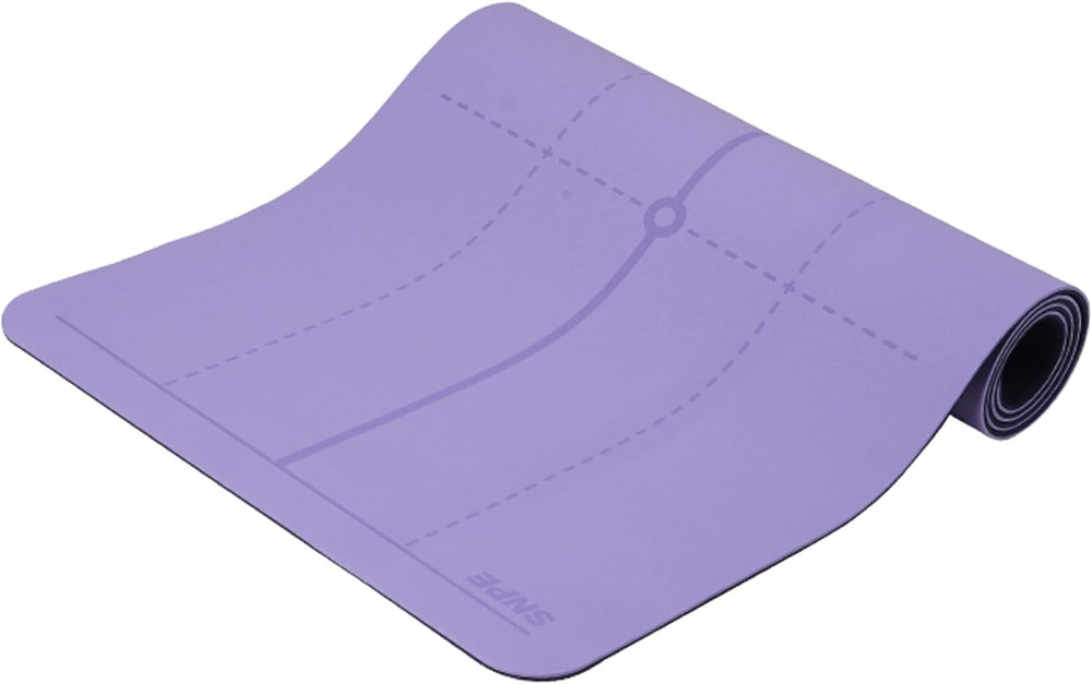 Non-Slip Balance Mat with Alignment Lines for Yoga & Home Workouts