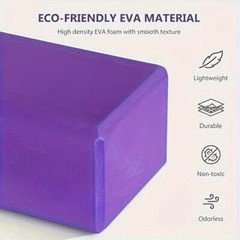 1 Set Yoga Block with Strap Foam Yoga Block Yoga Block Pilates Fitness