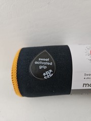 Manduka eQua Yoga Hand Towel Midnight (Navy) Microfiber 16×26.5″ Sweat Activated