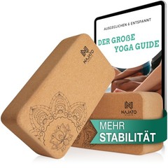 Sports Yoga Block Cork Set of 2 – Yoga Block incl. EBook PDF File – Yoga Block…
