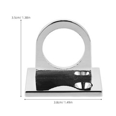 2pcs Ceiling Hooks: Pad Eye Plate U Hooks Heavy Duty Wall Mount Ring Marine