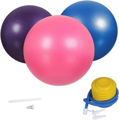 3Pcs Mini Exercise Balls, 9-10 Inch Professional Grade Anti Burst Heavy