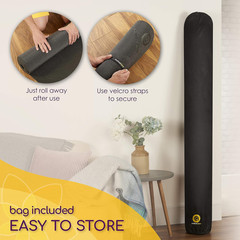 Large Yoga Mat 6’X4’X8Mm Extra Thick, Durable, Eco-Friendly, Non-Slip & Odorless