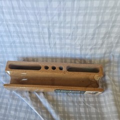 Ecokind Desk Organizer. Brown 11 x 2 x 3. pen pencile
