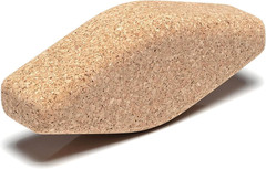 Cork Yoga Egg Block – Oval | 11 x 4 x 3″ | Unique Shape for Comfort Grip | Non-T