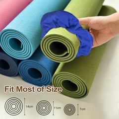 Yoga Mat Scrunchy, Yoga Mat Strap Band 1 Pcs & Cotton & Red