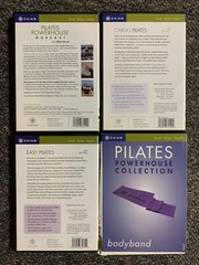 GAIAM Pilates Powerhouse Collection 3-DVD Boxed Set & Body Band Mind Body Health